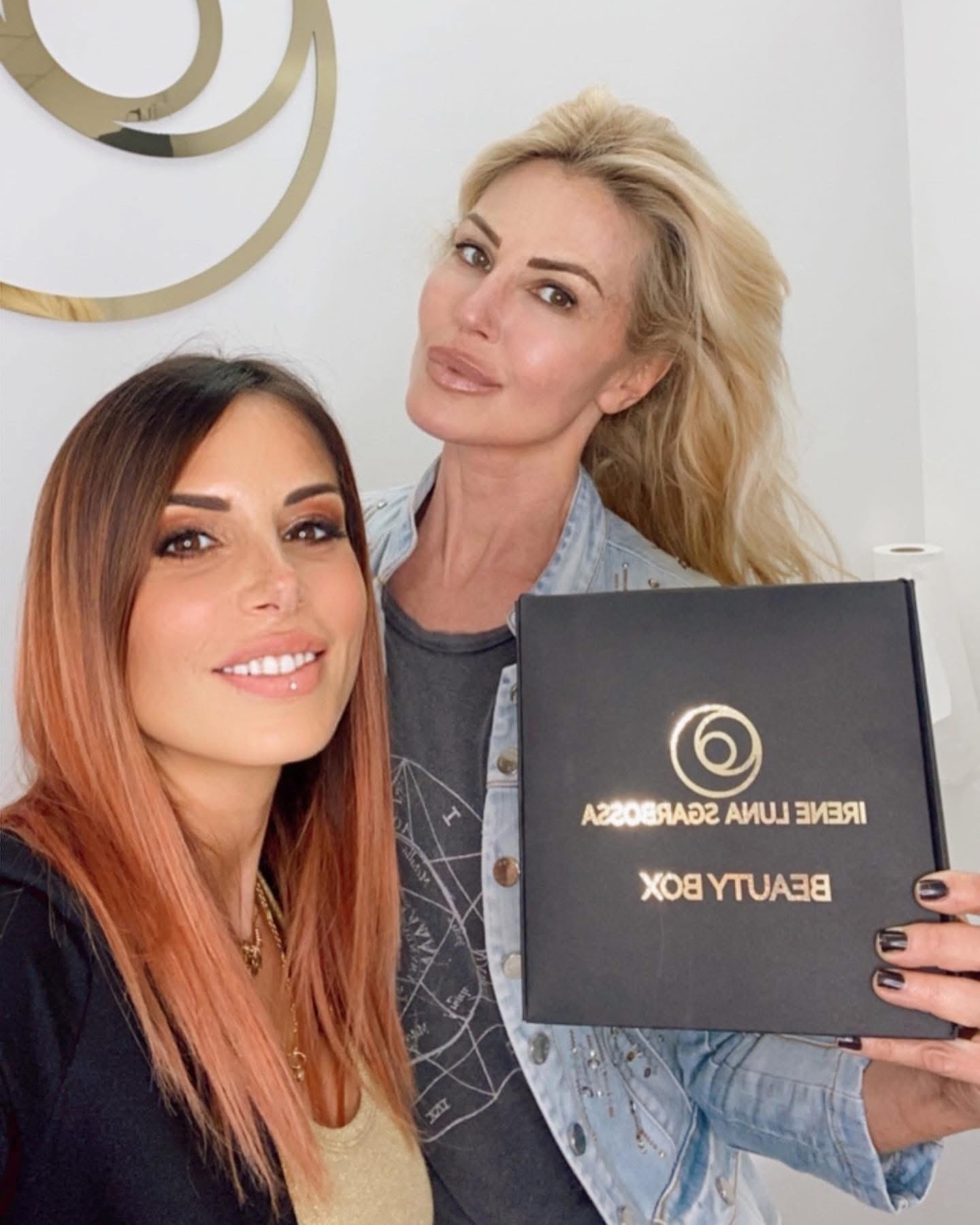 Irene Luna con Nathalie Caldonazzo